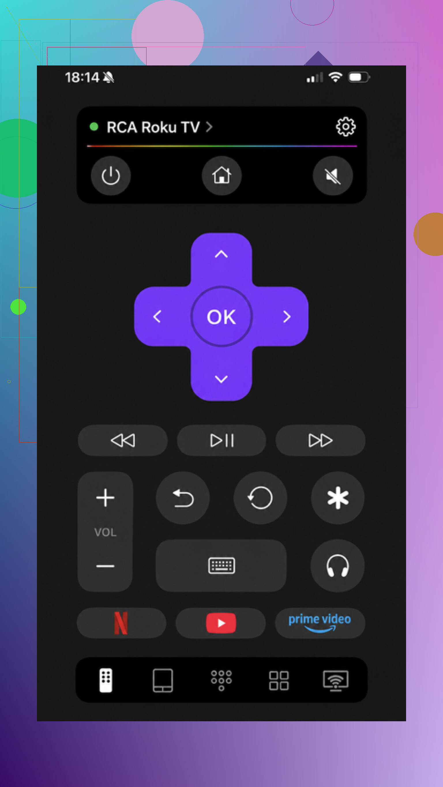 RCA Roku TV Remote App vs Physical Remote