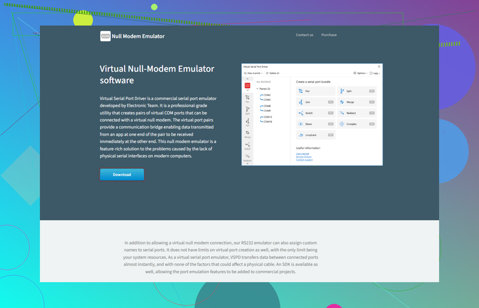 Can someone explain how to use Null Modem Emulator?