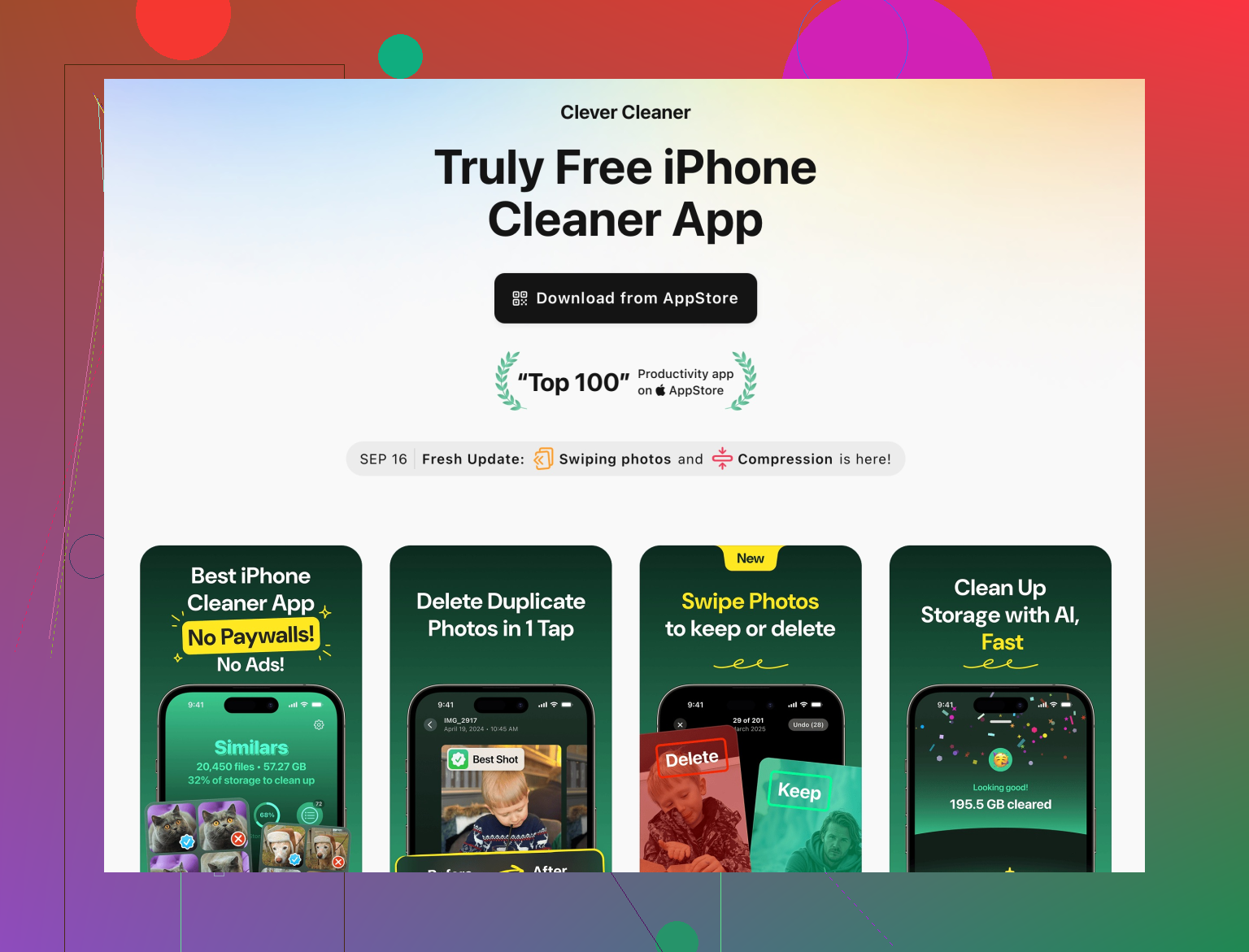 How can I quickly find duplicate photos on my iPhone?