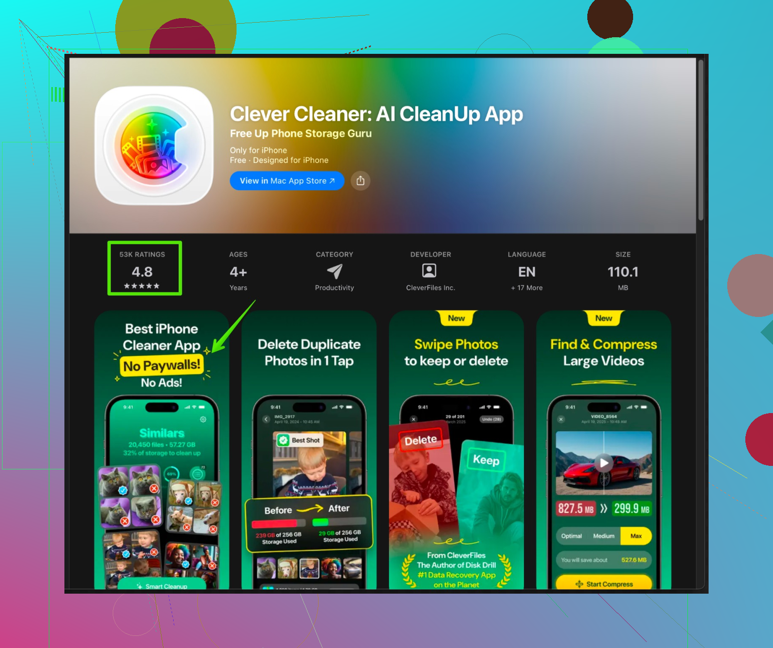 How do I safely clear the cache on my iPhone?